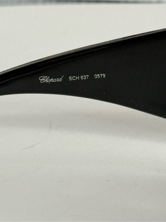 Chopard wrap shield  Sunglasses with Case SCH 637 0579 made in Italy  23kt gp main image 5